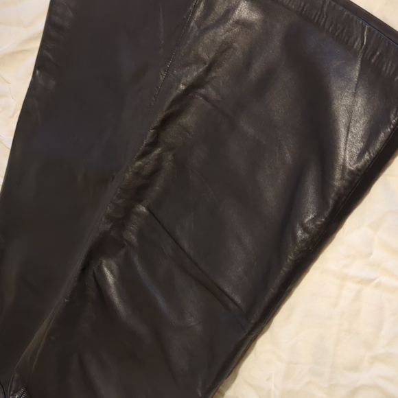 Black leather skirt 29w - Picture 5 of 9